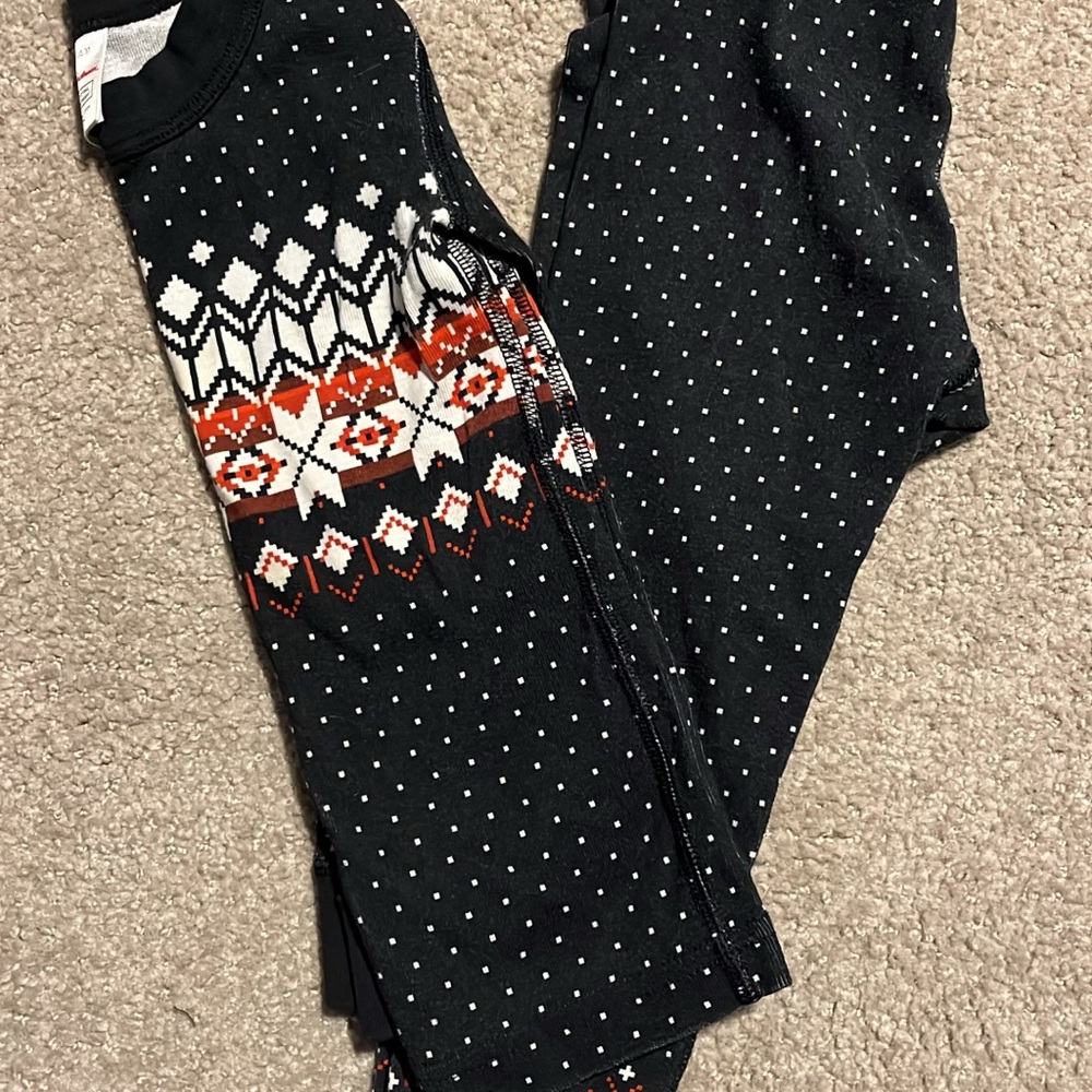 Hanna Andersson Black and White Kids Pajama Set